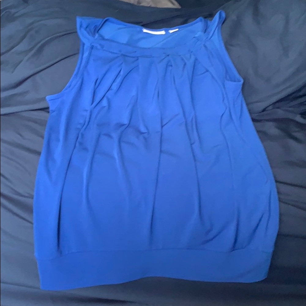 NY & Co blue tank top